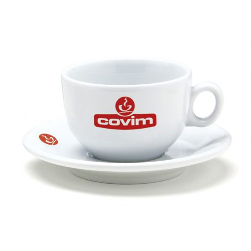 Sous-tasses à cappuccino blanches