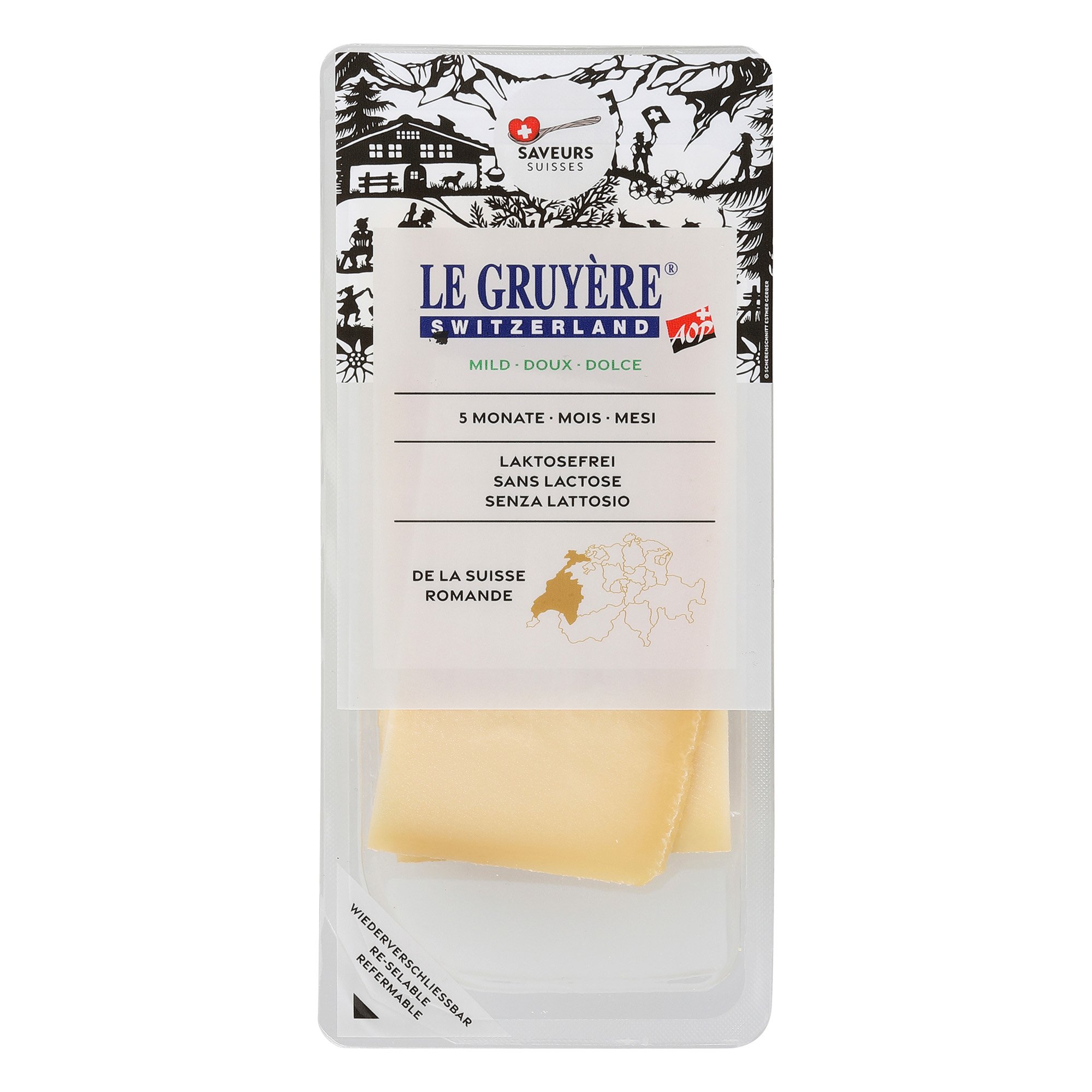 Gruyère en Tranches (Env.20gr)