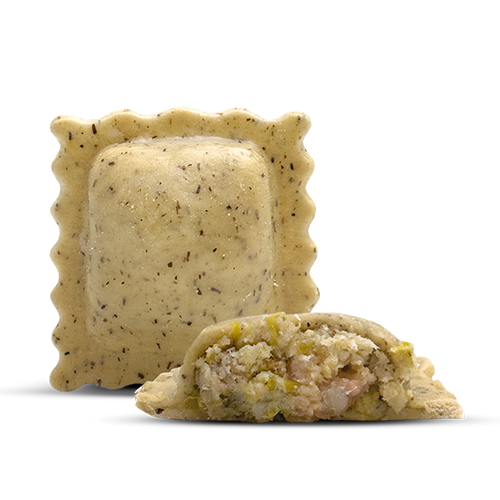 Ravioli con Porri e Salsiccia