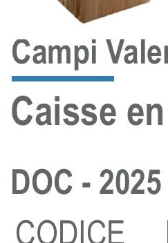 Caisse en bois Campi Valerio